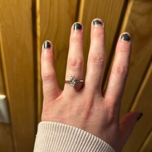 Modern Gents “The Cambria” marquise ring